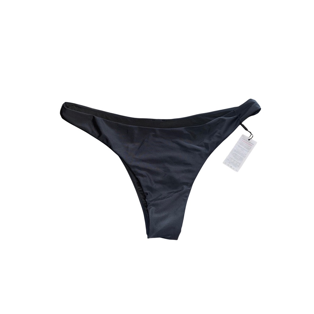 978. Relleciga Women's Black Bikini Bottom Swimwear Size XXL Beachwear Bottoms